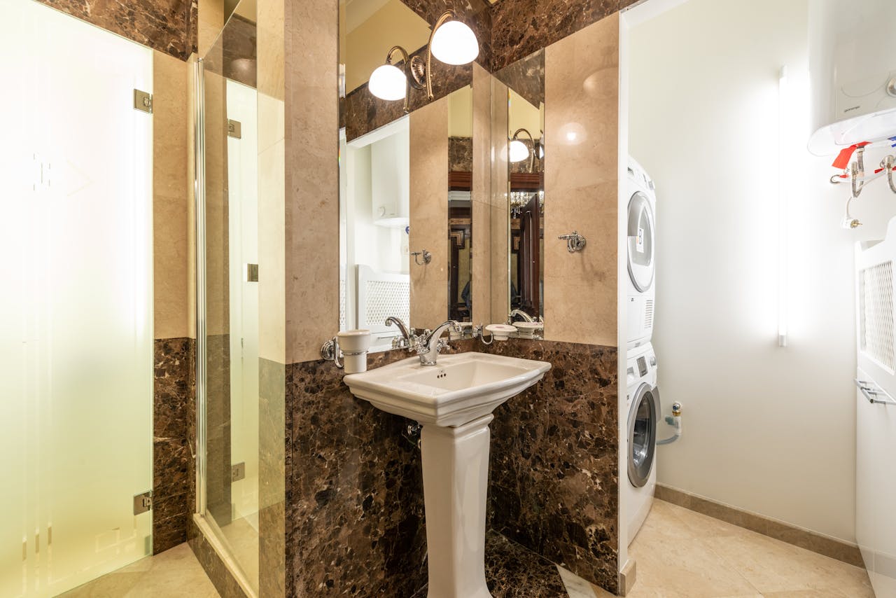 laundry-nook-in-bathroom